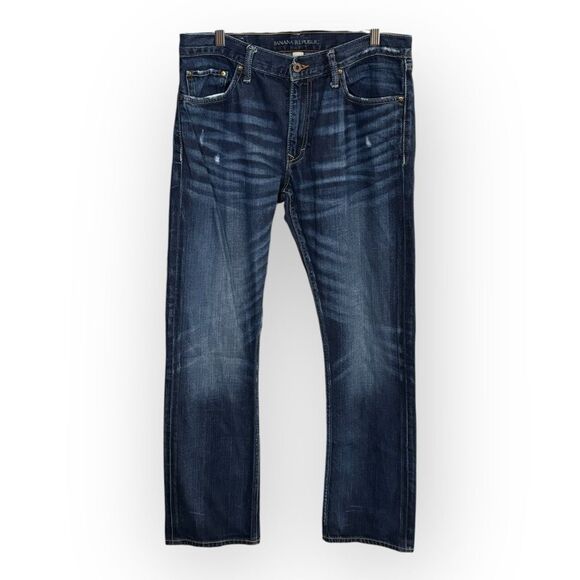 Banana Republic Blue Straight Jeans Classic Style - Picture 1 of 7